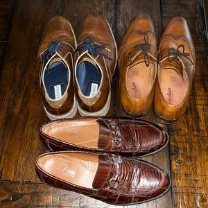 3 pairs of men’s dress shoes